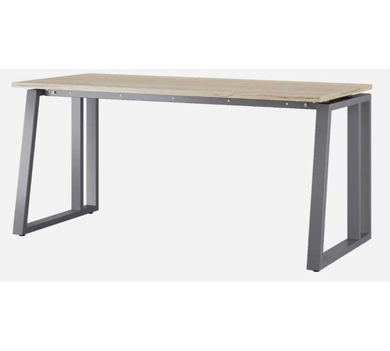 Стол офисный Kobor TS2-160/60 aluminum/wood 215663