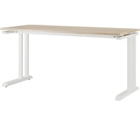 Стол офисный Kobor L1-100/80 white/natural 212055