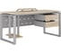 Стол офисный Kobor O1-80/80 aluminum/natural 213198 2