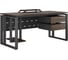 Стол офисный Kobor O2-80/70 black/charlston 213420 2