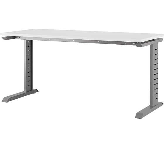 Стол офисный Kobor L2-160/60 aluminum/premium 212293