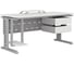 Стол офисный Kobor L2-160/60 aluminum/premium 212293 2