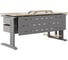 Стол офисный Kobor L2-160/60 aluminum/natural 212356 4