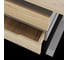 Стол офисный Kobor L2-160/60 aluminum/natural 212356 5
