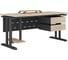 Стол офисный Kobor T-100/60 black/natural 212561 2