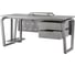 Стол офисный Kobor TB-80/70 aluminum/chicago 214813 3