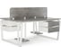 Стол офисный Kobor TB/2-80/160 white/chicago 218252 2