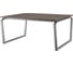 Стол офисный Kobor TB/2-80/120 aluminum/charlston 218197 1