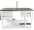 Стол офисный Kobor TB/2-80/120 white/charlston 218301 3