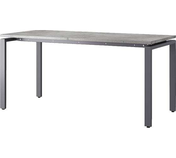 Стол офисный Kobor P-80/80 graphite/chicago 210140