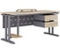 Стол офисный Kobor T-80/70 graphite/natural 212671 2