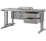 Стол офисный Kobor T-140/60 aluminum/chicago 212729 3