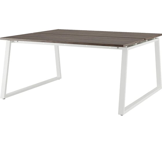 Стол офисный Kobor TR/2-80/160 white/charlston 217483