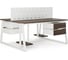 Стол офисный Kobor TR/2-80/160 white/charlston 217483 2