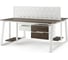 Стол офисный Kobor TR/2-80/160 white/charlston 217483 3