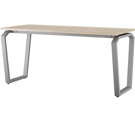 Стол офисный Kobor TB-80/80 aluminum/natural 214862
