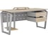 Стол офисный Kobor TB-80/80 aluminum/natural 214862 2