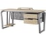 Стол офисный Kobor TB-80/80 aluminum/natural 214862 3