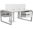 Стол офисный Kobor TB/2-80/120 aluminum/premium 218113 3