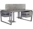 Стол офисный Kobor TB/2-80/120 graphite/chicago 218030 3