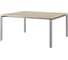 Стол офисный Kobor P/2-80/120 aluminum/natural 216096 1