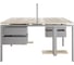 Стол офисный Kobor P/2-80/120 aluminum/natural 216096 3