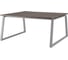 Стол офисный Kobor TR/2-80/160 aluminum/charlston 217379 1