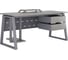 Стол офисный Kobor TR-100/70 graphite/chicago 213878 2