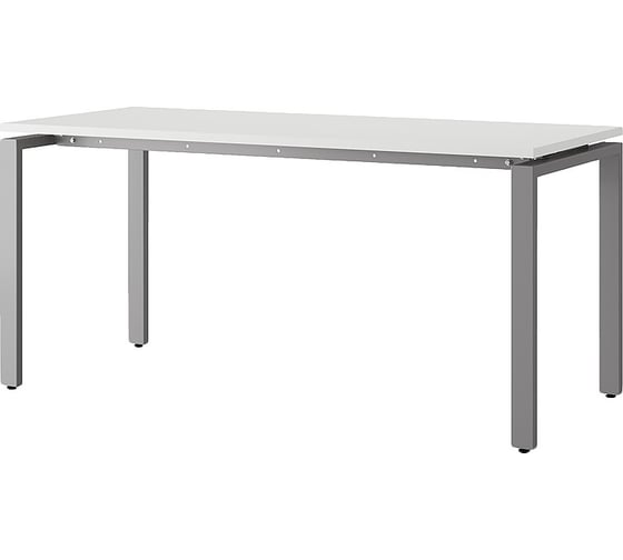 Стол офисный Kobor P-80/80 aluminum/premium 210223