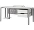 Стол офисный Kobor P-80/80 aluminum/premium 210223 3