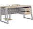 Стол офисный Kobor TS1-100/70 aluminum/natural 215272 2
