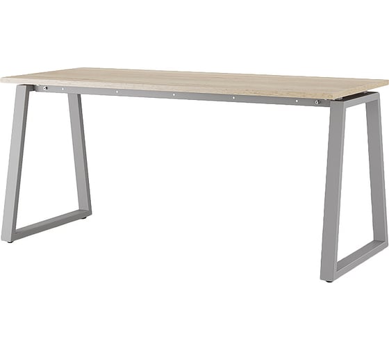 Стол офисный Kobor TR-100/80 aluminum/natural 214031