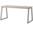 Стол офисный Kobor TR-100/80 aluminum/natural 214031 1