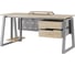 Стол офисный Kobor TR-100/80 aluminum/natural 214031 3