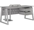 Стол офисный Kobor TR-120/80 aluminum/chicago 213990 2