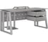 Стол офисный Kobor TS2-180/60 aluminum/chicago 215643 2