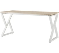Стол офисный Kobor W-180/60 white/natural 211629