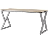 Стол офисный Kobor W-180/60 aluminum/natural 211525