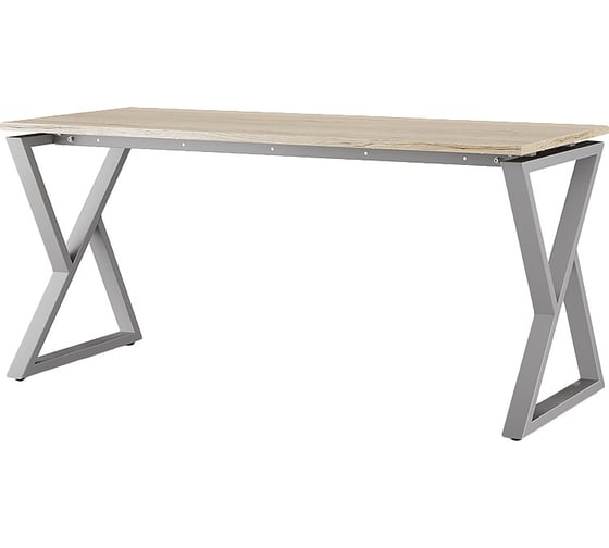 Стол офисный Kobor W-180/60 aluminum/natural 211525