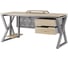 Стол офисный Kobor W-180/60 aluminum/natural 211525 3
