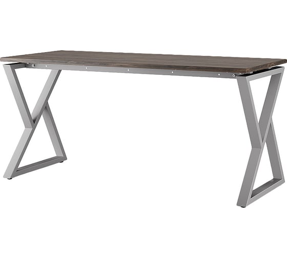 Стол офисный Kobor W-120/60 aluminum/charlston 211543