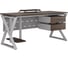 Стол офисный Kobor W-120/60 aluminum/charlston 211543 2