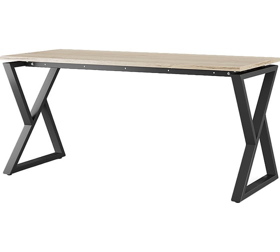 Стол офисный Kobor W-120/60 black/natural 211314