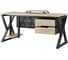 Стол офисный Kobor W-120/60 black/natural 211314 3