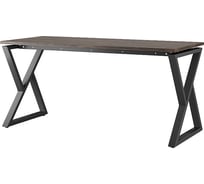 Стол офисный Kobor W-180/60 black/charlston 211338