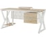 Стол офисный Kobor W-80/70 white/natural 211631 3