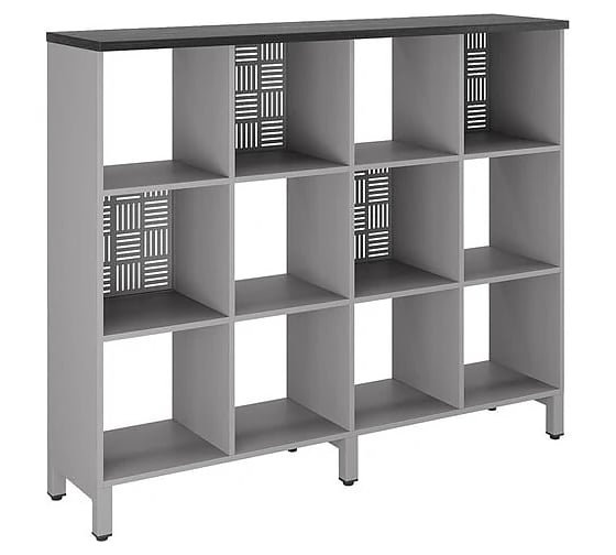 Стеллажная система Kobor SQ-3Х4 aluminum/wood 221512