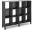 Стеллажная система Kobor SQ-3Х4 black/chicago 221507 1
