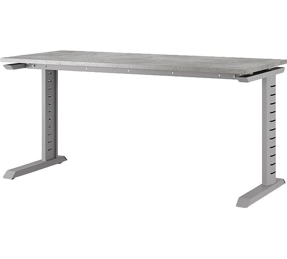 Стол компьютерный Kobor KL2-120/60 aluminum/chicago 252312