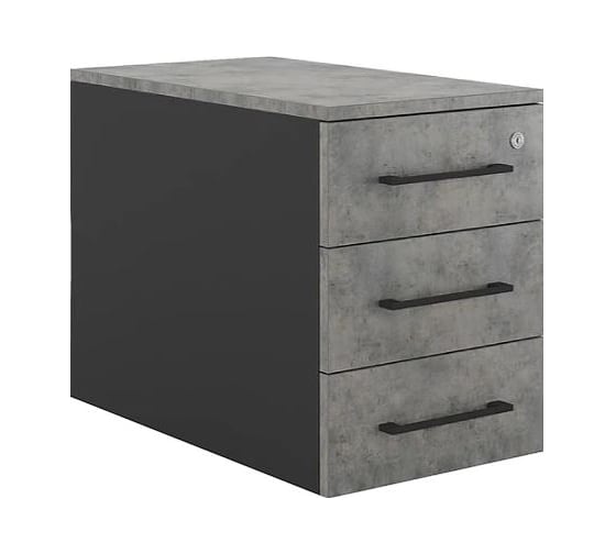 Тумба приставная Kobor TS3-40/60 black/chicago 221565